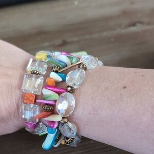 Colorful Beaded Bracelet Set